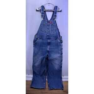 Dickies Blue Bib Demin Overall No Tag Might Be L/XL